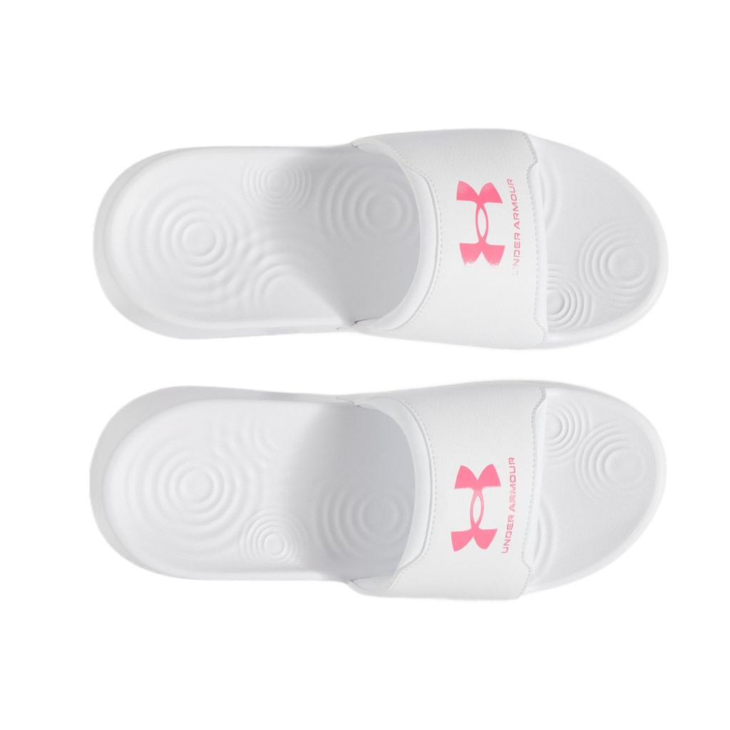 Under Armour UA Ignite Select Модные Простые Стильные EVA Противоизносные Шлепанцы Женская Обувь Белый 3027222-101