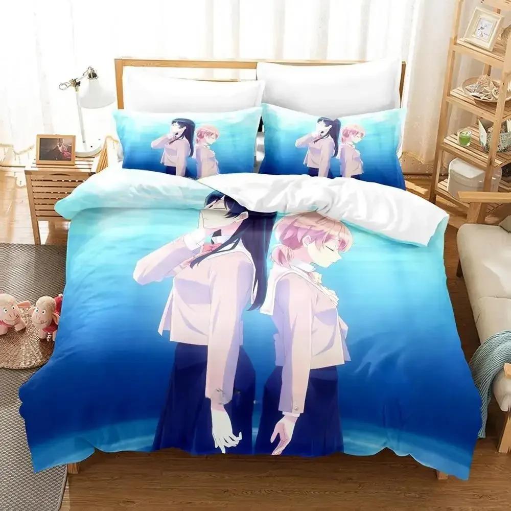 Новый комплект постельного белья Bloom Into You Single Twin Full Queen King Size Bed Set Adult Kids Bedroom Duvet Cover Sets Anime Bed Sheet Set