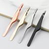 1PCS Makeup Eyebrow Clip Stainless Steel Tweezers Tool Professional Slanted Tip Hair Remover Eyebrow Pliers