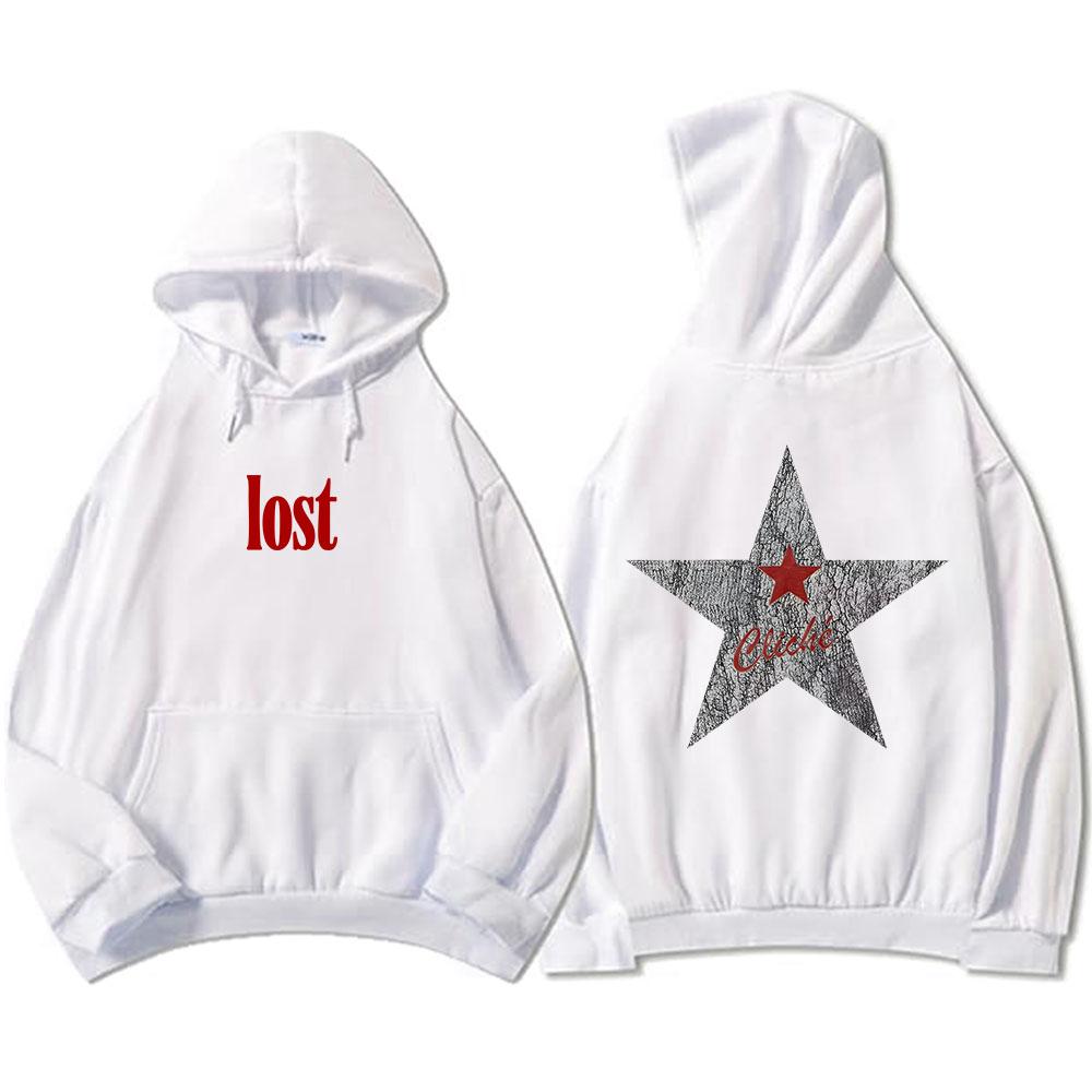 2025 Альбом Lost Americana Толстовки Machine Gun Kelly Mgk Толстовки С Длинным Рукавом Повседневный Гранж Уличная Одежда Унисекс Мужская Толстовка С Принтом