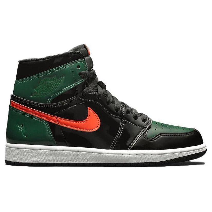 Jordan 1 Ретро Высокая Подошва Fly Art Basel Черный Нумерованный AV3905-038
