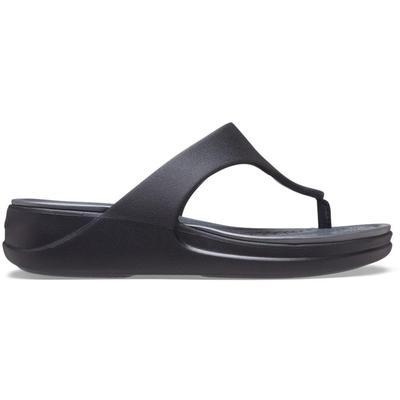 Crocs Crocs Monterey Wedge 23см Женские сандалии, 2.0 Вьетнамки, Черные,