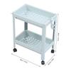 Plastic Bathroom Storage Open Shelf Unit 2 Tier Storage Rack  Bathroom Kitchen Living Room Bedroom
