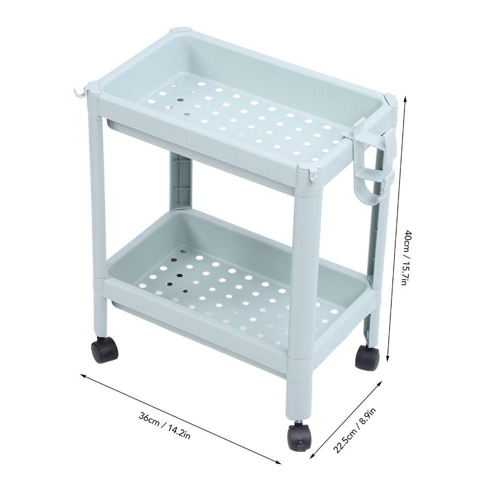 Plastic Bathroom Storage Open Shelf Unit 2 Tier Storage Rack Bathroom Kitchen Living Room Bedroom