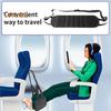 Airplane Foot Hammock Length Adjustable Wide Platform Base Foot Rest Portable Office Under-Desk Feet Relaxing Hammock Travel Essentials