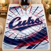 Flannel BlanketChicago Cubs Warm Soft Throw Blanket for Indoor Sofa Bed Living Room Use