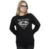 DC Comics Womens/Ladies Superman Man Of Steel Shield Sweatshirt