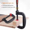 Strong Clamping Force Spring Jaw Opening Clamps Heavy-duty Quick Fixing Clip  DIY Hand Tools