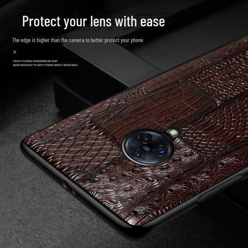 Vivo Nex3 Full Cover Защитный чехол из натуральной кожи коровьего цвета - Высококачественная натуральная кожа для Nex3s
