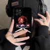 Чехол для телефона с куклой Чаки из фильма ужасов Для iPhone 17 16 15 14 13 12 Mini 11 Pro Max Мягкий силиконовый чехол