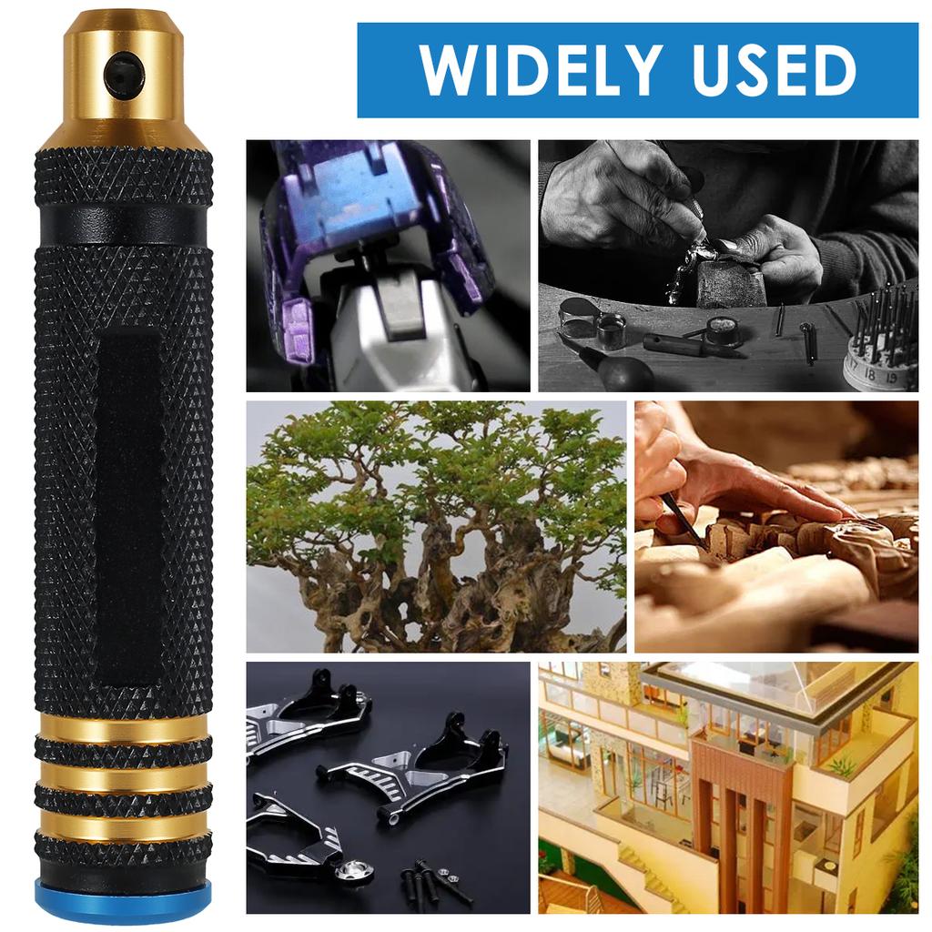 Replacement Metal Detail Engraving Knife with 7 Different Sizes of Blades Multi-purpose Ultra-thin Chisel Rolling Cutter Set