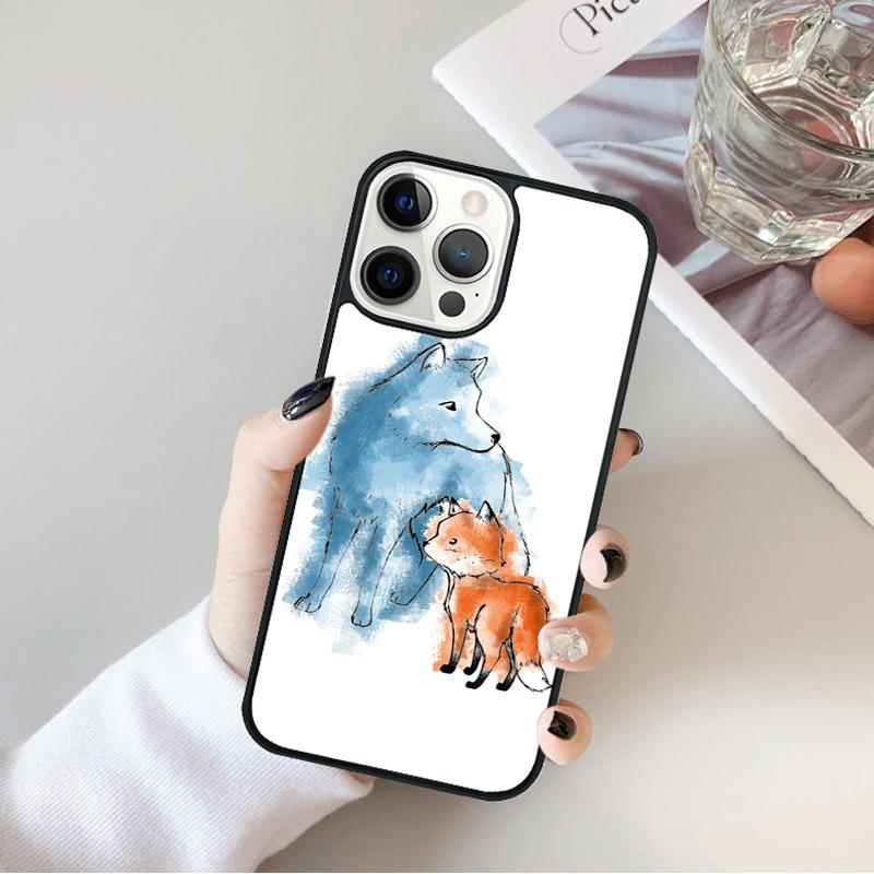 Чехол для телефона с рисунком рыжей лисы для iPhone 17 Air 16 15 14 Max Plus 11 12 13 Pro Max Чехол для телефона coque