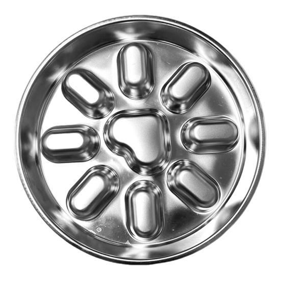 Миска для медленного кормления питомцев, нескользящая конструкция, способствует медленному кормлению, миска из нержавеющей стали для собак мелких и средних пород