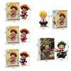 One Piece Портативный Луффи Зоро Портгас·Д· Эйс Сидящий Ямато версия Q модная игра мультфильм Аниме автомобильное украшение rega