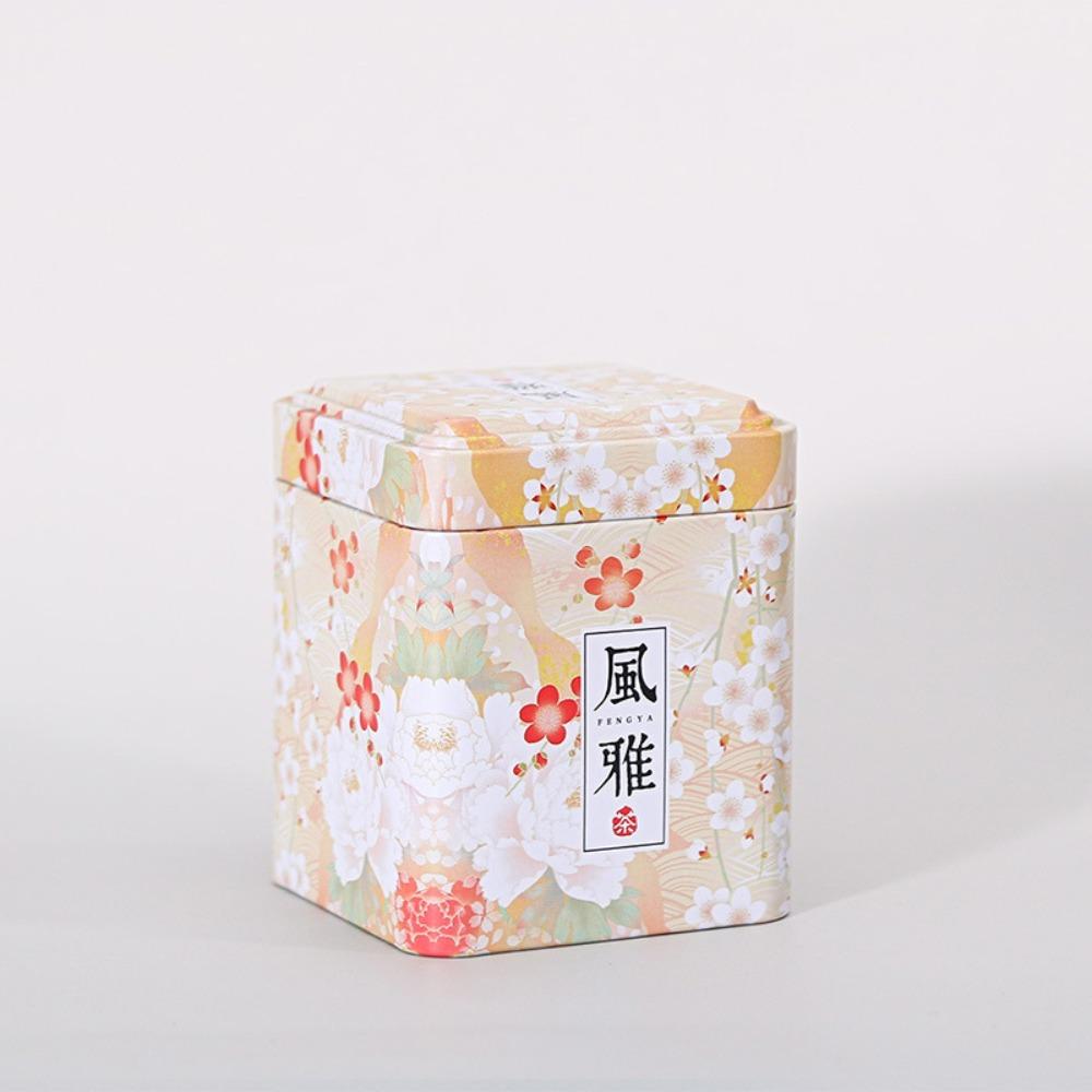 Мини Жестяная Коробка в Европейском Пасторальном Стиле, Легко Носить, Портативная Коробка для Упаковки Чая