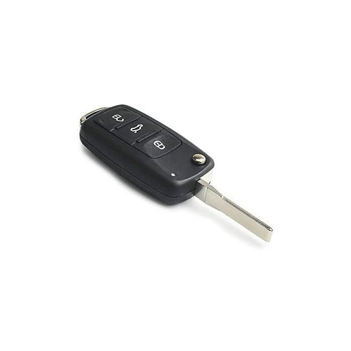 Запасной складной брелок для ключа автомобиля для VW Volkswagen Golf Mk6 T1guan Polo Passat CC Seat Skoda Octavia 3 кнопки