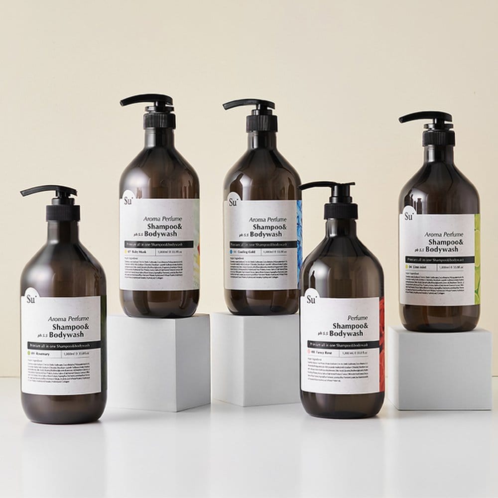 SUORGIANC Универсальный шампунь с мягкими кислотными парфюмами Lovely Blossom 1000 мл