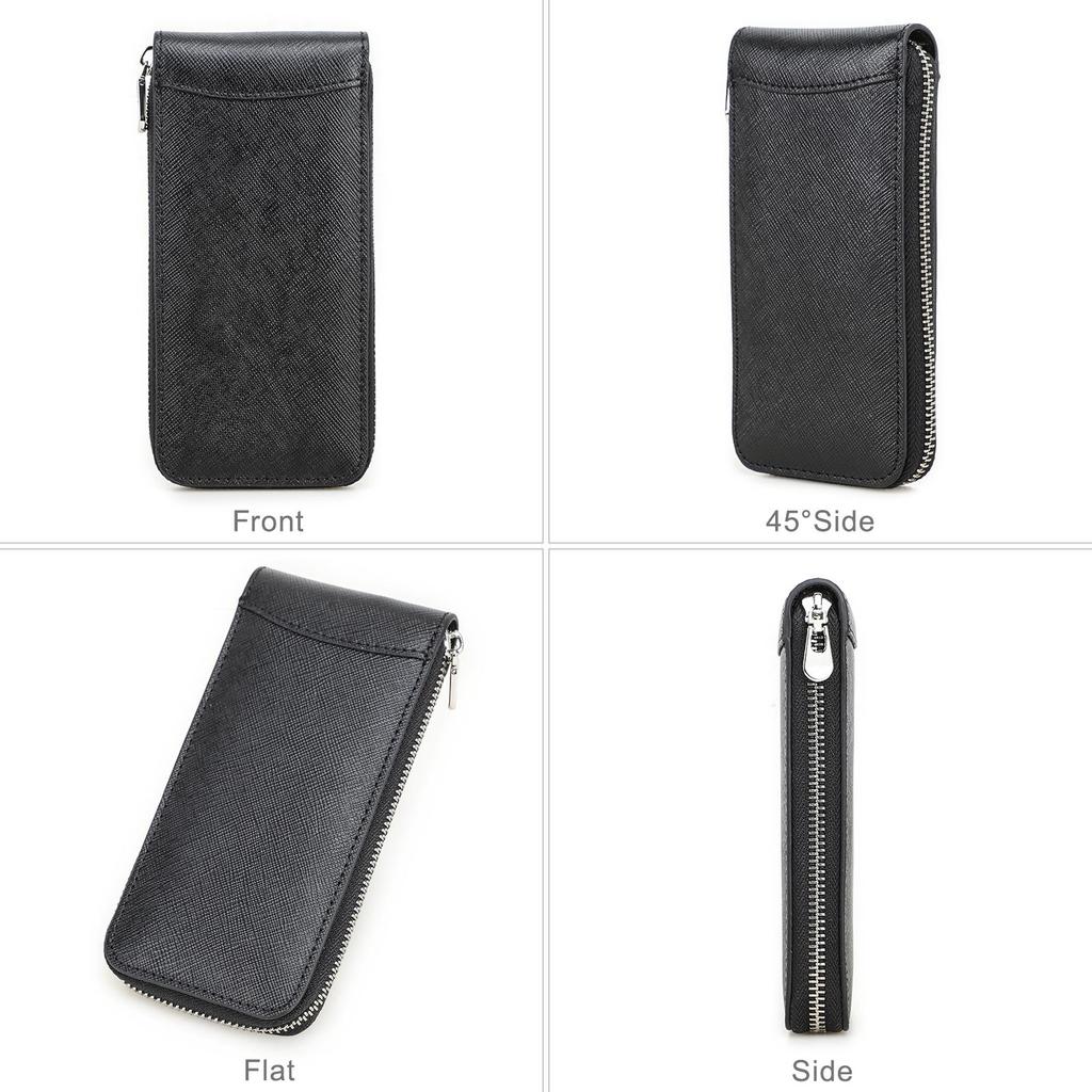 Чехол для часов ручной работы из натуральной кожи для женщин, один ящик для хранения часов на молнии, мужской дорожный дисплей для часов, чехол для часов