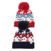 Autumn and Winter New Children's Wool Hat Christmas Elk Snowflake Jacquard Fleece Knitted Hat Children