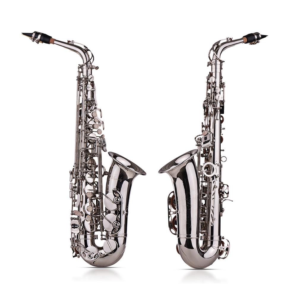 Muslady Eb Alto Saxophone Sax Brass Lacquered Gold 802 Key Type Woodwind