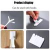 Punch-free Frame Tape Strips Assorted Mounting Self Adhesive Picture Frame Fixed Poster Wall Hook Decorate Fixing Wall Hanger