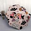 Mickey Mouse, Minnie Mouse Automatic Opening and Closing Umbrella, Compact Travel Umbrella, Lightweight and Portable, Suitable for Beach Com