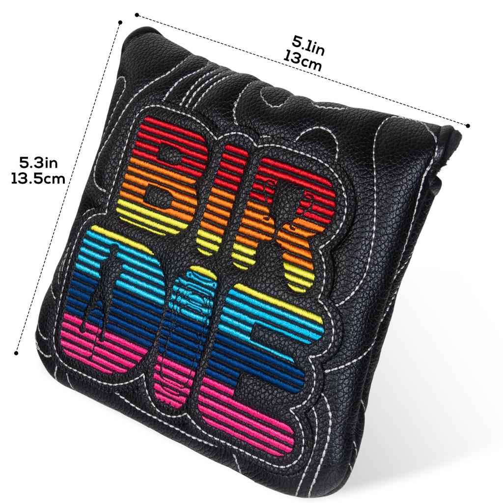 Крышка паттера Mytag Крышка головки Колотушка типа «штифт» Крышка паттера типа «штифт» Магнитная застежка Тип лезвия «Берди» (черный)