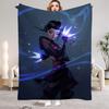 Huntrix Blankets K Pop Demon Hunters Rumi Zoey Mira Soft Warm Throw Blanket Kids Living Room Couch Sofa Bed Christmas Giftsmas