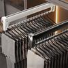 Extendable Aluminum Zinc Zinc Alloy Pants Rack Hanging Trouser Storage Rack Pull-out Pants Rack Closet