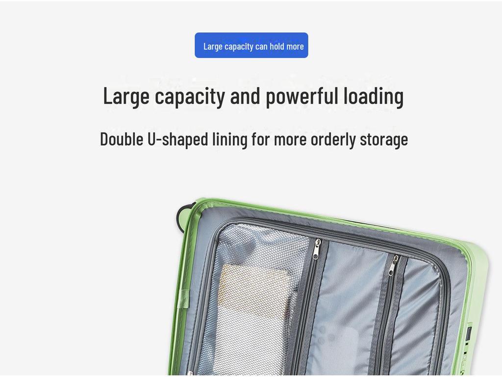 Бесплатная доставка: 20-дюймовые и 24-дюймовые многофункциональные чемоданы на колесах с передним открыванием и широкими ручками