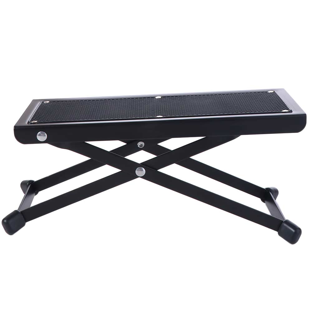 4-Height Guitar Pedal Stool Folding Classical Guitar Footstool Musical Instrument