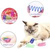 New Cat Spring Toy Plastic Reusable Interactive Cat Toys To Kill Time and Keep Fit