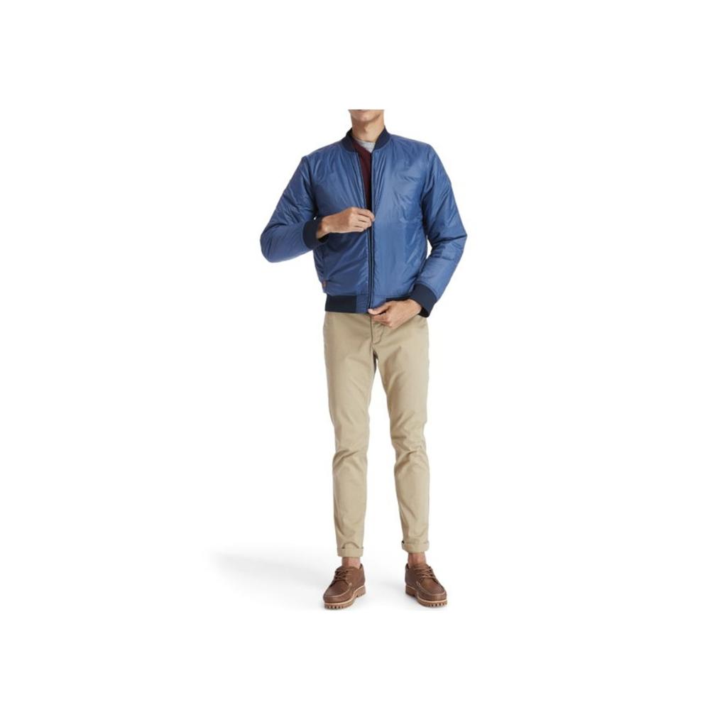 Timberland Двусторонняя хлопковая куртка Мужские куртки Deep-Sapphire-Blue A2ET3-433