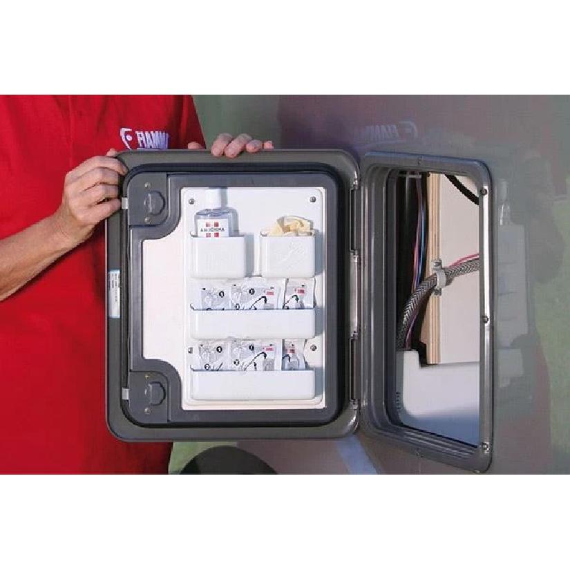 1PC RV Motorhome Caravan Toilet Compartment Door Storage Pocket for Kassett Shelf Box White Car AccessoriesGood product