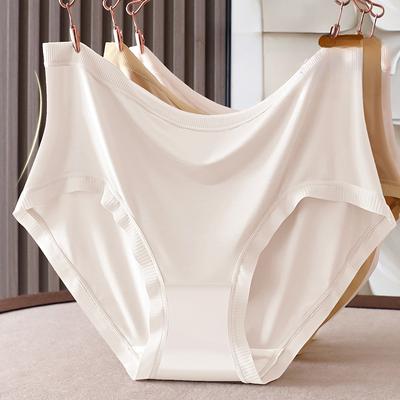 Женские роскошные модальные трусики Tummly Control, летние сексуальные трусы с высокой талией, большие размеры, хлопковые трусы с промежностью, дышащие, бесшовные трусы, нижнее белье