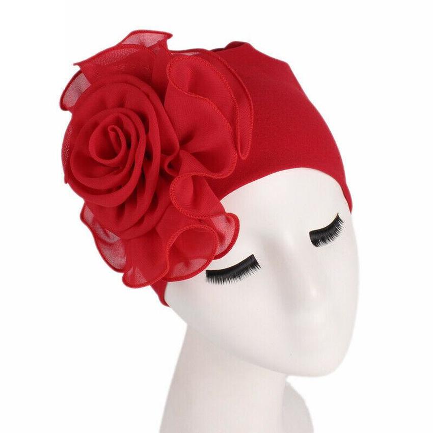 Womens Hair Loss Head Scarf Turban Cap Wrap Band Muslim Cancer Chemo Beanie Hats