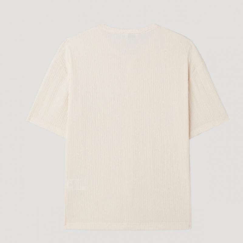 [She S miSS] Pleated Button blouSe Swwblp22170 Lb