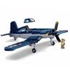 Sluban 550 шт. WW2 Pacific Storm военное оружие F4U-1 пиратский истребитель строительные блоки модель ВВС кирпичи самолет солдат игрушки для детей