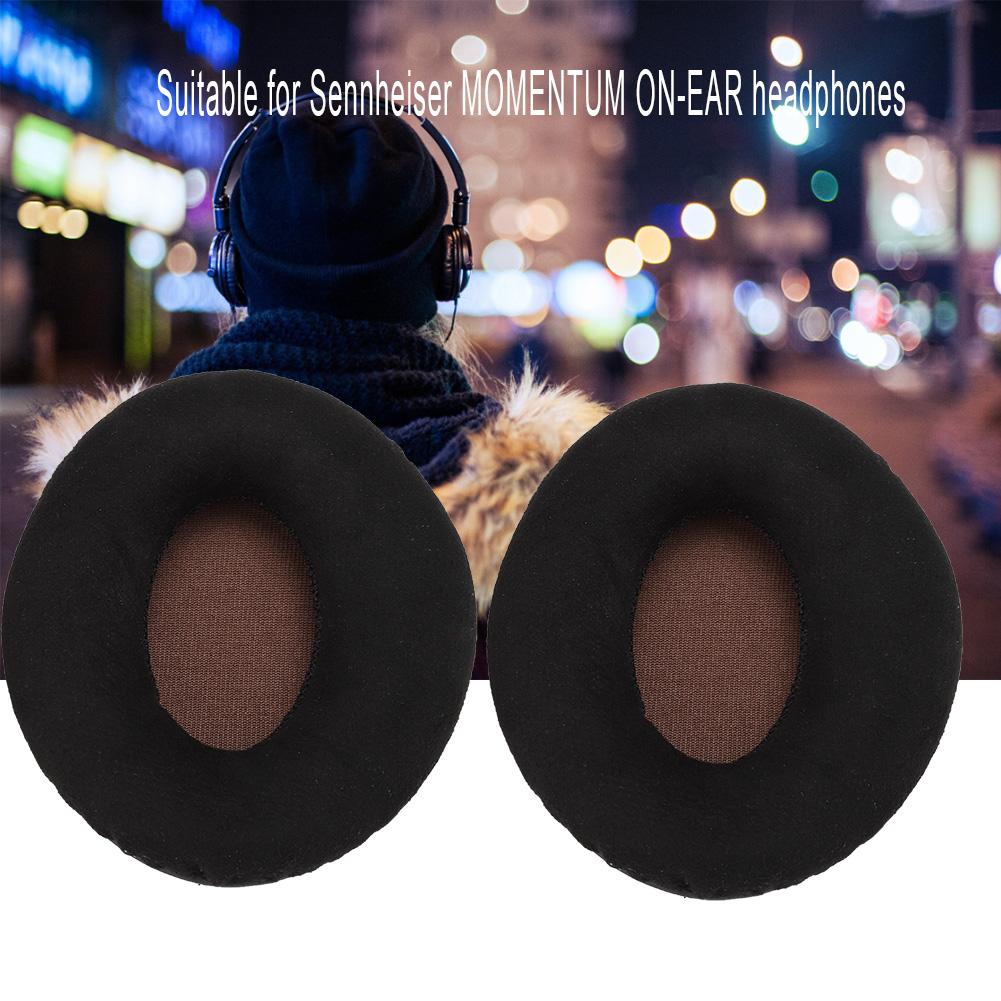 Replacement Earphone Ear Pads Cotton Cushion for Sennheiser MOMENTUM On EAR Black
