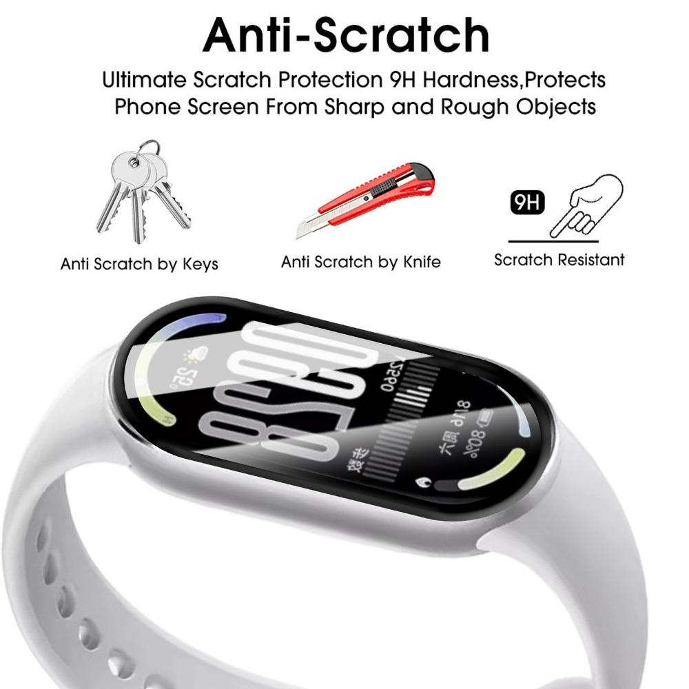 Easy To Install Soft Film for Xiaomi Mi Band 10 Ceramic PMMA Positioning Film with Locator Scraper Screen Protector Not Glass