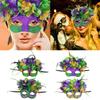 Маска Mardi Gras Маска для маскарада Маска на пол-лица Маска для Хэллоуина Маска для карнавала Маска для вечернего бала
