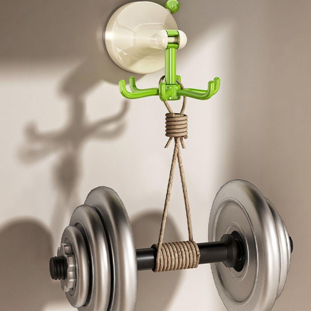 360° Rotating Kitchen Suction Cup Hook Dopamine 6-Claw Suction Cup Rotating Hook Bathroom