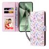 For Samsung Galaxy S24 FE Case RFID Blocking Flower Leather Phone Cover