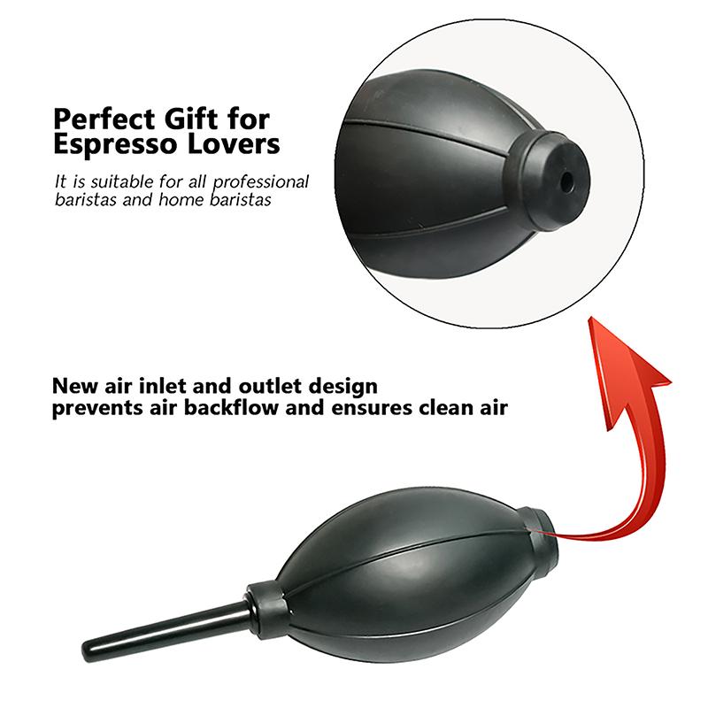 Щетка для чистки кофемолки и воздуходувка для ручной кофемолки, эспрессо-машины и портафильтра, аксессуары для инструментов