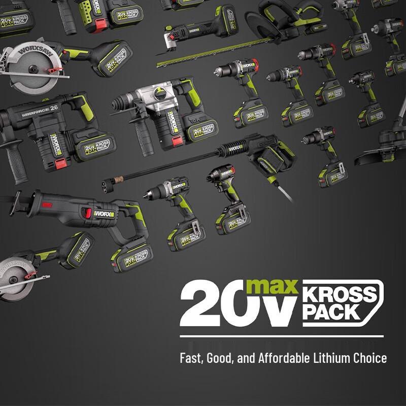 WORX 20V Brushless Mini Electric Screwdriver WU292DS.9 CN plug (adapter included)