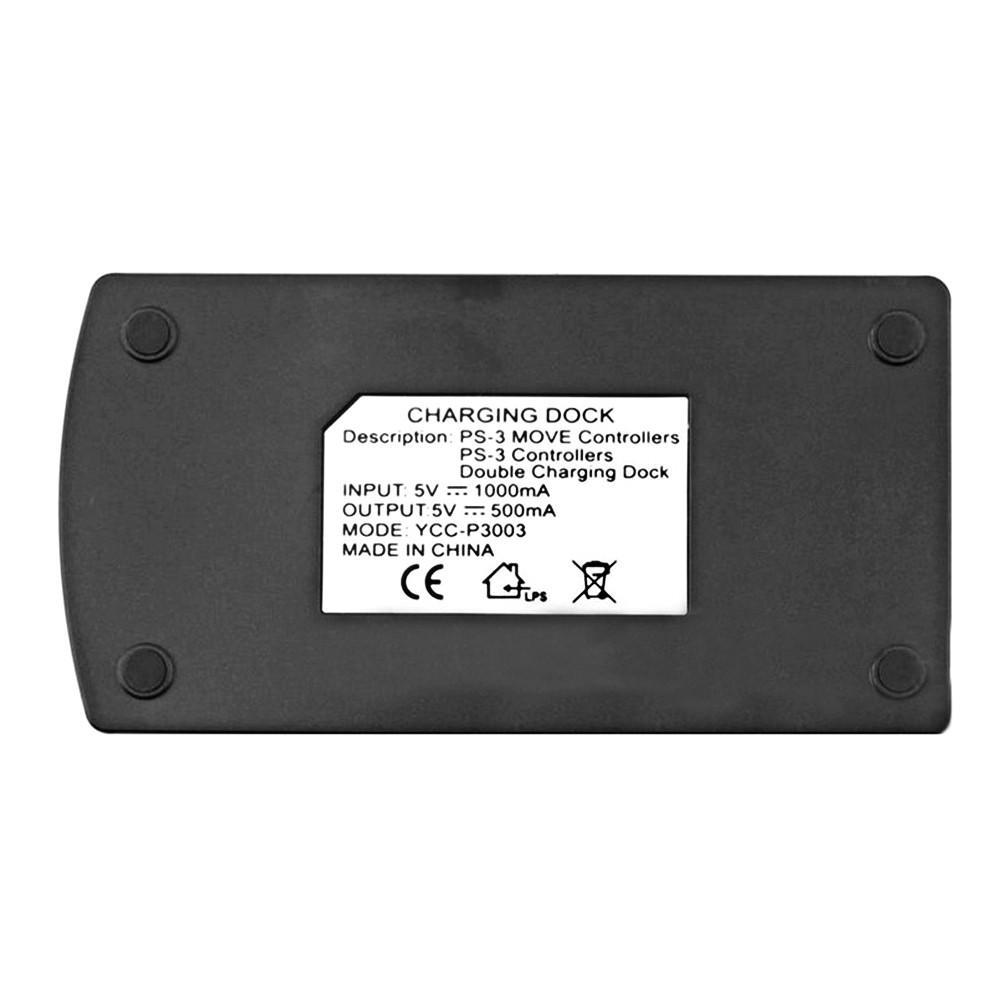 Sagit Замените USB 2в1 Двойное зарядное устройство Подставка для зарядной док-станции для контроллера PS3