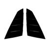 For Ford Mustang 2024 2025 ABS Plastic Rear Window Quarter Louver Cover Side Vent Trim Car Adhesive Accessories Parts