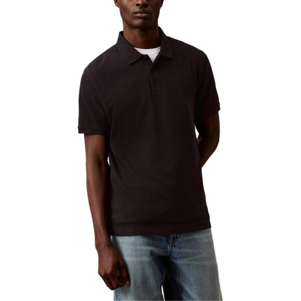 CALVIN KLEIN Polo Shirt Men's Black 40QM277-001
