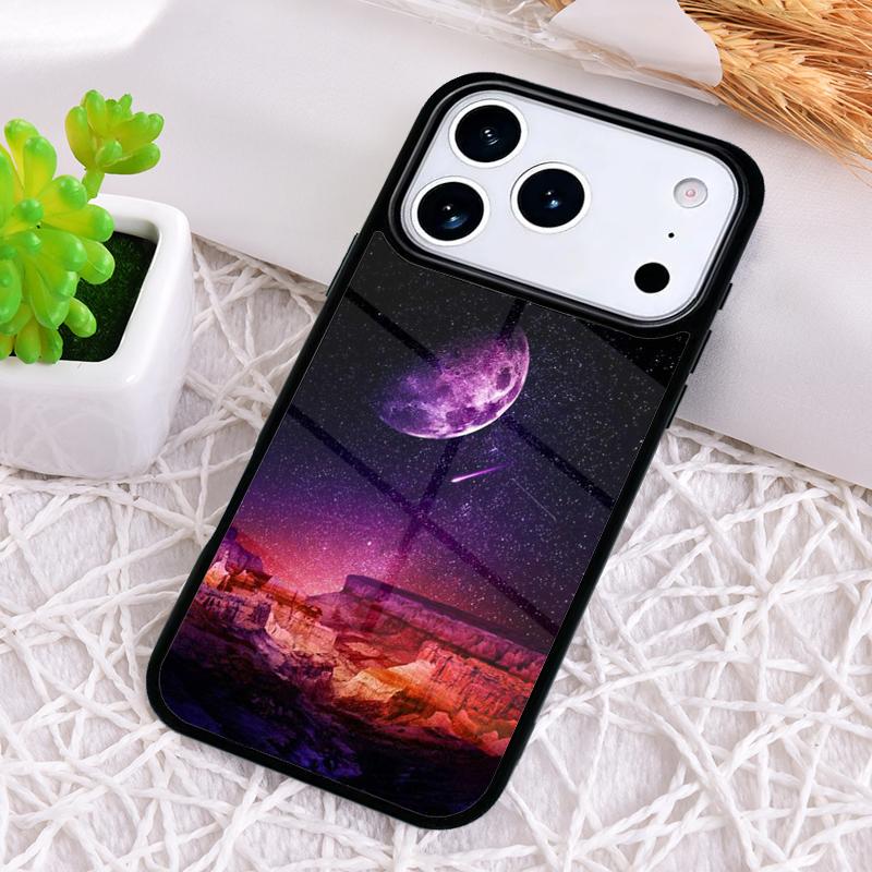 Ударопрочный чехол для телефона Star Space Moon Night для iPhone 17 Air 16e 15 11 12 14 13 Pro Max Чехол Coque