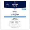 Quo Vadis 2026 Edition Planner Diary "Calendar Plan/Refill" (Monthly Block, Starting October 2025, Square Size 16x16cm) QUOVADIS Qv123rech-pe
